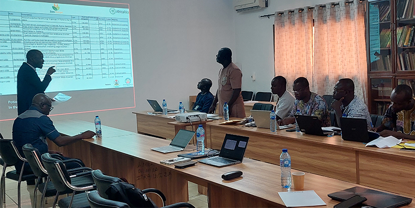 Stakeholders participating in the finance training