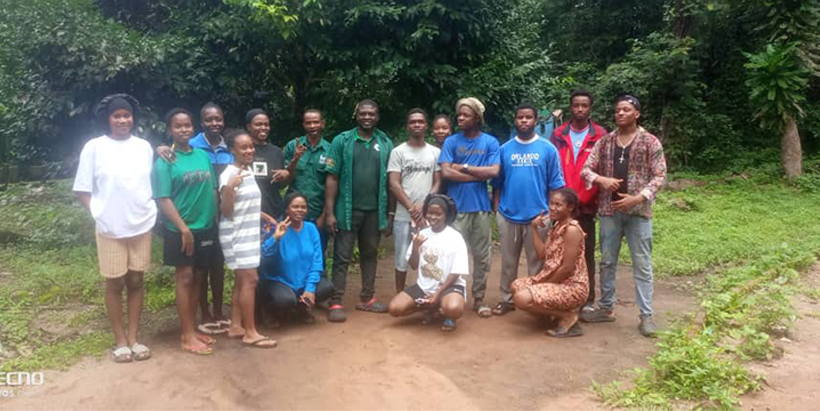 Students of the Department of Forestry and Wildlife Ecotourism, FUTO, after the training.