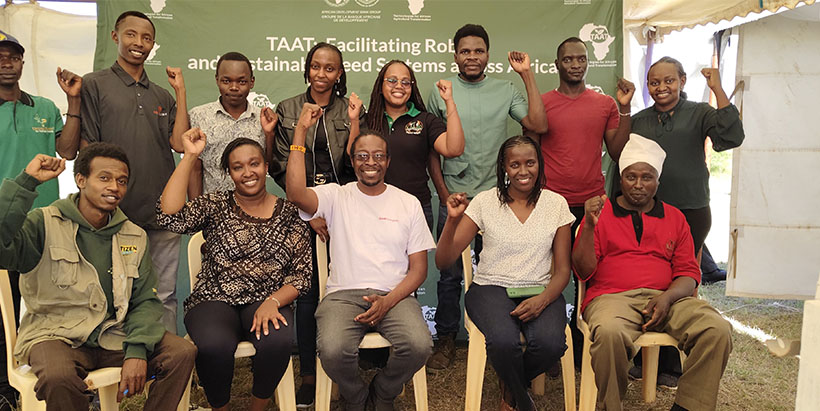 TAAT Youth at the Kilimo Biashara Expo.