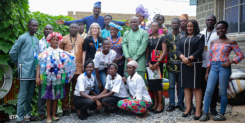 Team IITA and Team Waste Museum happy to begin a shared course of turning waste to wealth