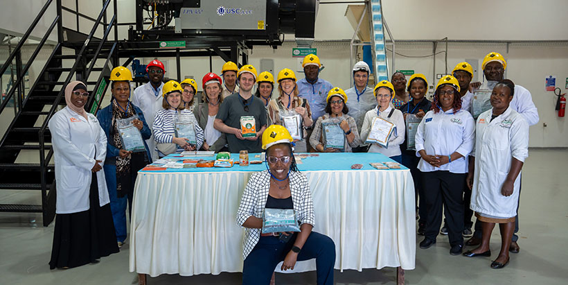The Belgian delegation alongside teams from CGIAR and KALRO.