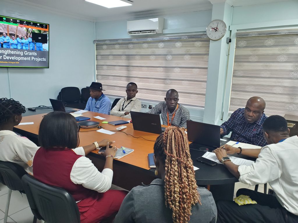 The IITA-PDAU team during the webinar