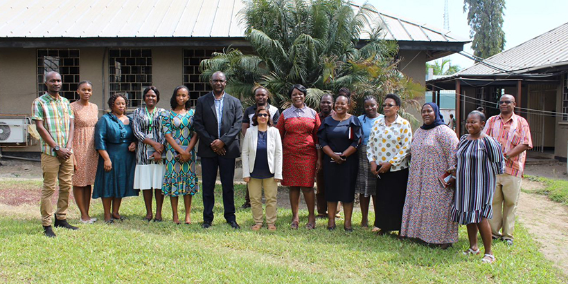 The IITA team with the TARI team, after the handover ceremony. Photo: IITA/Hadi Rashid