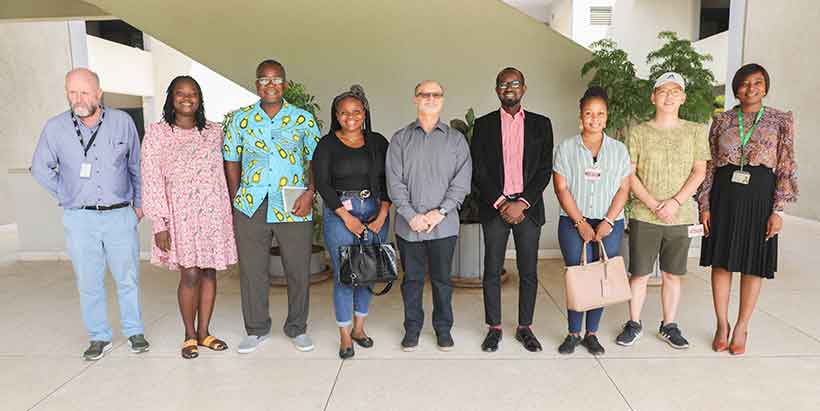 The Ohunalumani Limited team with members of IITA management staff after the meeting.