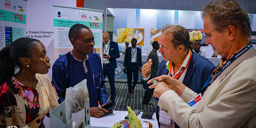 The YAS team fielding enquiries from guests who visited the YAS booth.