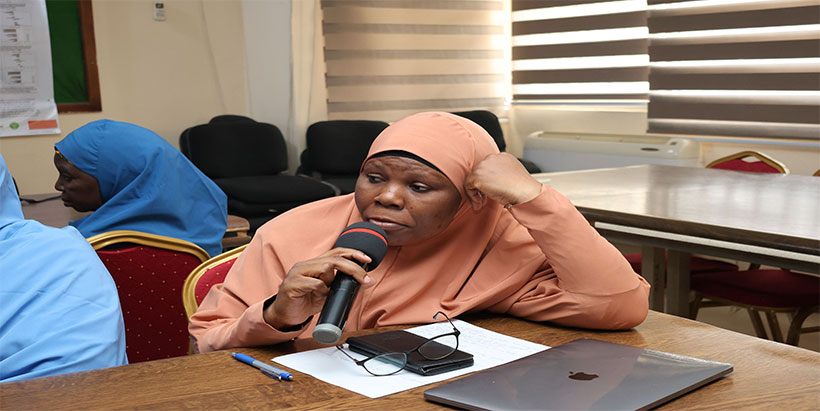 IAR Socio-economic expert, Professort Hajara Shuaibu.