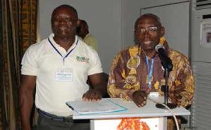 Picture of IITA Benin colleagues at the BIMAF training.