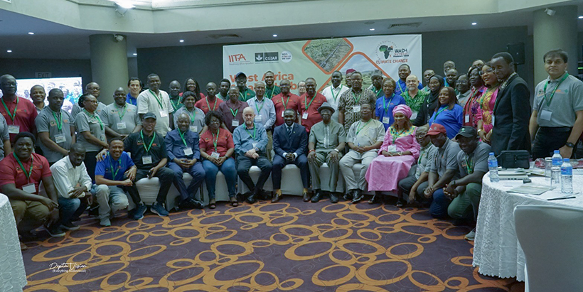 IITA scientists from West Africa and the Sahel with partners during the retreat.