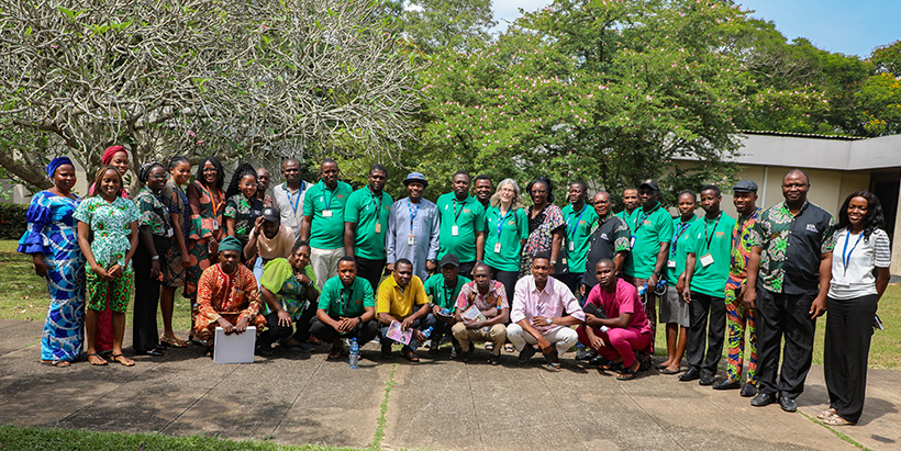 Workshop participants after the training.