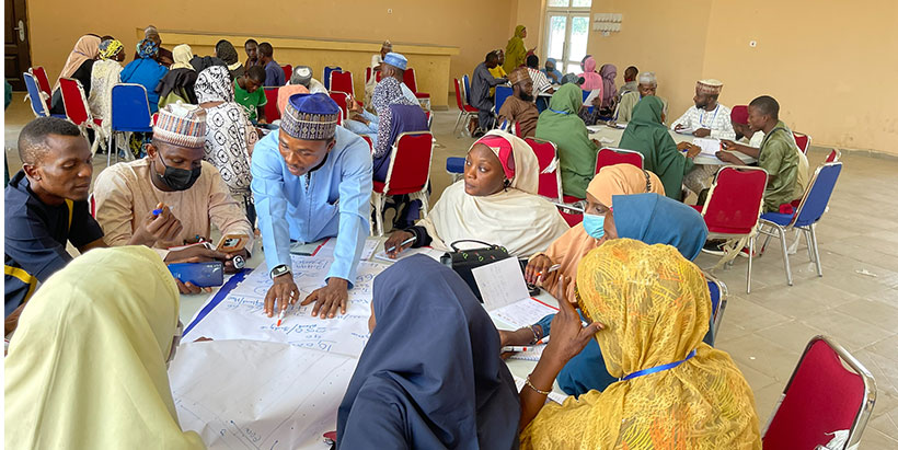 YAS 2023_Beneficiaries participating in a group activity