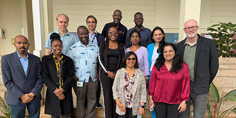 YOAGE team members during the annual review meeting