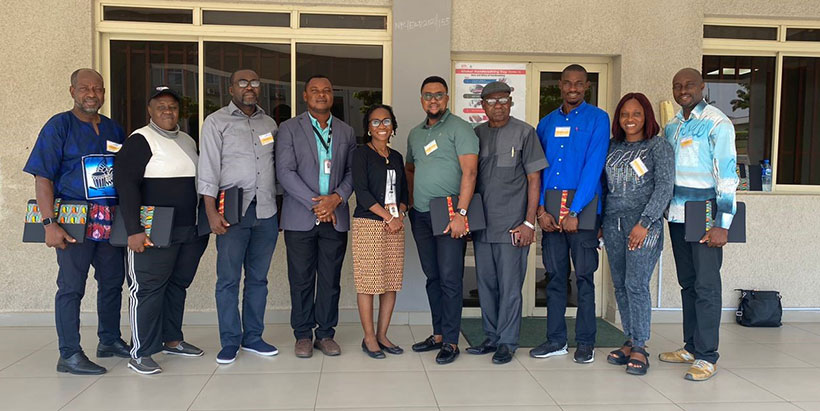 Participants of the seed yam tuber production training