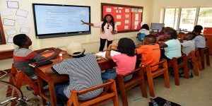 STEP Agribusiness training for young people in a secondary school