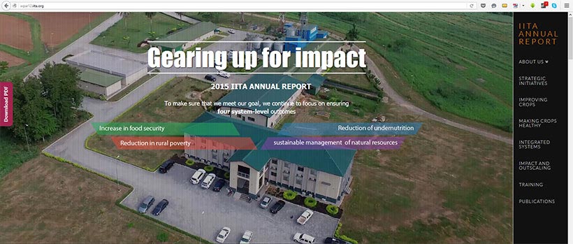 Picture of IITA Annual report 2016