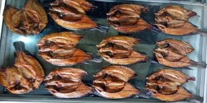 Properly dried fish, after harvest.