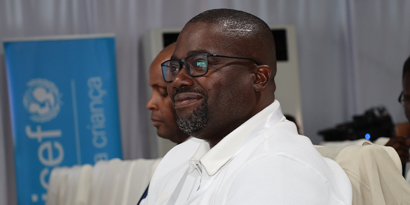 AID-I Mozambique project coordinator participating on Conference.