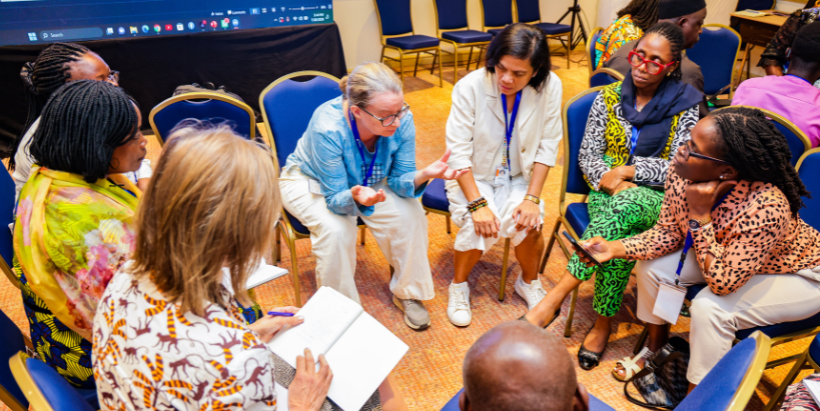 Participants during one of the breakout sessions.
