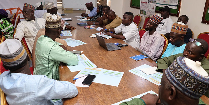 Participants during the seed production workshop.
