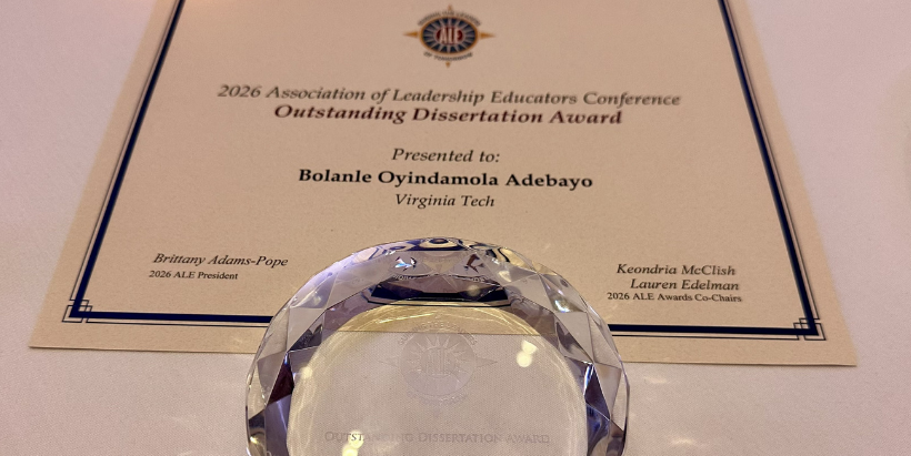  Dr Bolanle Oyindamola Adebayo's award.