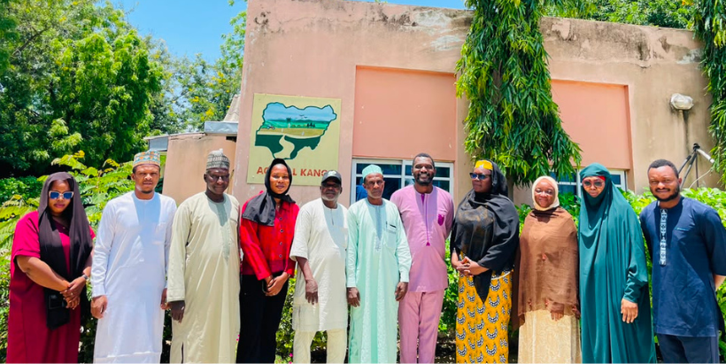 The IITA Youth in Agribusiness (IYA) Team at the Kano State ACReSAL Office

