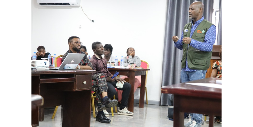Soils4Liberia Project Manager, Dr Abebe Dakka, led the session on soil health, site selection, and fertiliser usage.