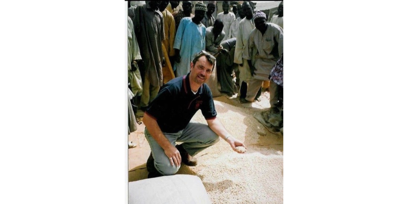 Dr Stanford Blade during a visit to Northern Nigeria. (Photo credit: Dr Stanford Blade).
