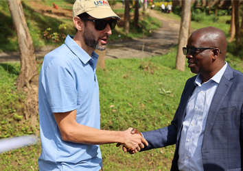 USAID DAA delegation visits AID_I GLR Project